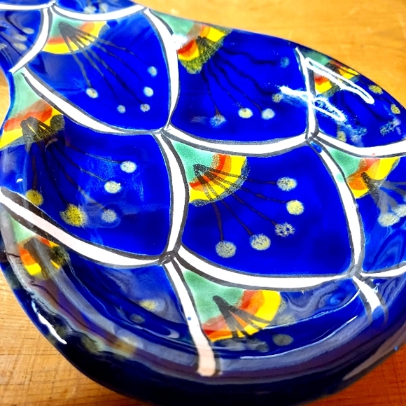 TALAVERA Cobalt Blue Spoonrest - Picture 3 of 4